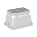 Valve Box Only, 12" Rectangular Black Box Standard