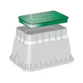 Valve Box Only, 12" Rectangular Black Box Jumbo