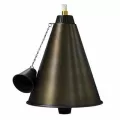 Alliance Lighting Area Light Tiki Hat, Integrated LED Cast Aluminum 8" x11" | TIKI