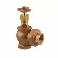 Angle Valve, 1-1/2" Brass 150 psi AVU Series 1-Piece Rising Swivel with Union