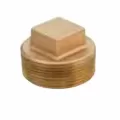 Plug, 1/4"MPT Lead Free Brass Square Head