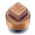 Plug, 3/4"MPT Lead Free Brass Square Head