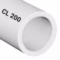 Pressure Pipe, 1/2" x 20' PVC White