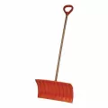 Snow Shovel, 21" x 12.5" Poly Blade Wood Handle