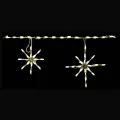 LED Snowflake Linkable, 44" 2" Spacing Warm White Freestyle Commercial Grade Mini