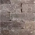 Retaining Wall, 8" x 4" Trapezoid Iron Range Strassen