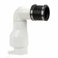 Swing Check Valve, 3"Slip x Rubber Coupling PVC Full Flow