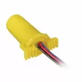 Wire Connector, 30 V 10 A 24-18 AWG Copper/Copper Yellow 24/Pack Low Voltage