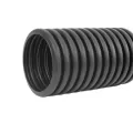 Wall Pipe, 4" x 100'Plain End HDPE Black Single Regular Solid