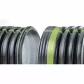 ADS Drainage Pipe, Plain-End HDPE Single Wall Black 6" x 20' | DPE06510020