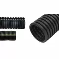 ADS Drainage Pipe, Plain-End Corrugated HDPE Single Wall Black 18" x 20' | DPE180S