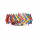 Marking Flag, 4" x 5" x 18" PVC Film Orange 100/Bundle 1000/Box Plain Wire Staff