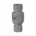 Spring Check Valve, 3"FPT White PVC 200 psi 1001 Series with Flow Control