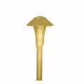 Area Light, 3 W Ba15s LED Acid Rust Cast Aluminum/Cast Brass