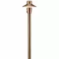 FX Luminaire Path Light, 1.6 W Ceramic G4 2700K LED Midgrade Brass | CPL7LED20W18RAB