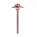 Top Assembly, 6.3" Flat Black Copper/Brass For Grande Risers in Path Lights Delmare Series Zoning