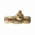 Ball Valve Curb Stop, 1"CB Compression Lead-Free Cast Brass 300 psi 203NL Series