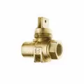 Ball Valve Curb Stop, 3/4"FPT Lead-Free Cast Brass 300 psi 262NL Series Minneapolis Pattern