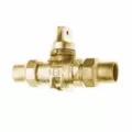 Ball Valve Curb Stop, 3/4"Copper Flare Lead-Free Cast Brass 300 psi 263NL Series Minneapolis Pattern