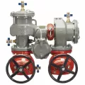 Pressure Zone Assembly, 3" Lead-Free Ductile Iron 20 - 175 psi LF880V-NRS RP Series Large Diameter N-Pattern Reduced