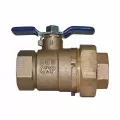 Ball Valve, 1-1/2"Threaded Lead-Free Cast Copper Silicon Alloy 600 psi LF622UF Series Union End Non Tapped