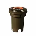 Well Light, GU5.3 MR-16 2700K LED Camo Bronze Die-Cast Brass with Ring Faceplate