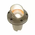 Well Light, 2 W 2700K Integrated LED Powder Coated Bronze Metallic Die-Cast Aluminum/Brass with Cowling Faceplate Zoning