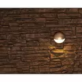 Wall Light, 2 W 2700K/3900K Integrated LED Powder Coated Bronze Metallic Die-Cast Aluminum/Brass Mollu Sque Series Zoning