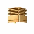 Down Light, 100.8 W 2700K Integrated LED Powder Coated Bronze Metallic Die-Cast Aluminum Zoning