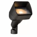Up Light, 12.6 W 2700K Integrated LED Flat Black Die-Cast C360 Brass Paner Baton Series Zoning