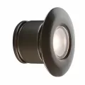Wall Light, 2 W 2700K/4500K/5200K Integrated LED Powder Coated Bronze Metallic Die-Cast Brass Petit Oeil Series Round Zoning