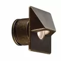 Wall Light, 2 W 2700K/4500K/5200K Integrated LED Powder Coated Bronze Metallic Die-Cast Brass Petit Oeil Series Square Zoning