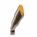 Up Light, GU5.3 MR-16 2700K LED Powder Coated Bronze Metallic Die-Cast Zinc/Aluminum Reflectore Stellato Series 20 Degrees Wide Flood