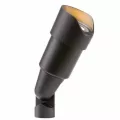 Up Light, GU5.3 MR-16 2700K LED Flat Black Die-Cast Zinc/Aluminum Reflectore Stellato Series 20 Degrees Wide Flood Beam