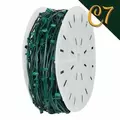 Socket Wire, 18 AWG 12" 1000' Green C7 Outdoor Durable | AC-C71000GC-12