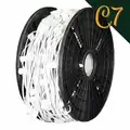 Socket Wire, 18 AWG 12" 1000' White C7 Outdoor Durable