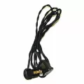 Jumper Cord, 12' Black with Fused Base Plug