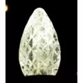 Christmas Light Bulb, Faceted E12 C7 LED Pure White Transparent