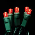 LED Light Set, 4.8 W per Set 23.5' 4" Spacing Red Commercial Grade
