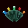 LED Balled Light Set, 26' Multi-Colored Commercial Grade | LED-5MMB-50-MU