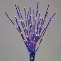 LED Light Burst, 36" Red Pure White Blue Patriotic Low Voltage