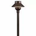 Path Light, Bi-Pin G4 2700K LED Powder Coated Bronze Metallic Die-Cast Aluminum