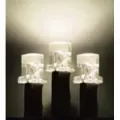 LED Rice Light Set, 73.8' 2" Spacing Warm White Plug-In Straight 8-Function Commercial Grade Clark Griswold