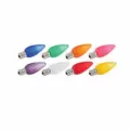 LED Bulb, Faceted 0.45 W E17 C9 LED Warm White Decorative Premium | C9-LED-WW