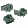 Female Socket, Black For 18 AWG SPT-2 Wire Slide-On