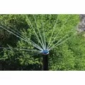 Hunter MP Rotator Nozzle 8' to 15' Full Circle 0.4 in/hr Precipitation Rate Male Threaded Olive | MP1000HT360
