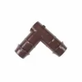 Hunter Insert Elbow, 17 Mm Barb Brown Acetal 90° | PLDELB