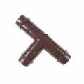 Hunter Insert Tee, 17 Mm Barb Brown Acetal | PLDTEE