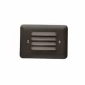 Step Light, 1 W Wedge T5 LED Textured Architectural Bronze Aluminum Louvered Mini