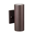 Up and Down Accent Deck Light, 1 W Wedge T5 LED Textured Architectural Bronze Aluminum